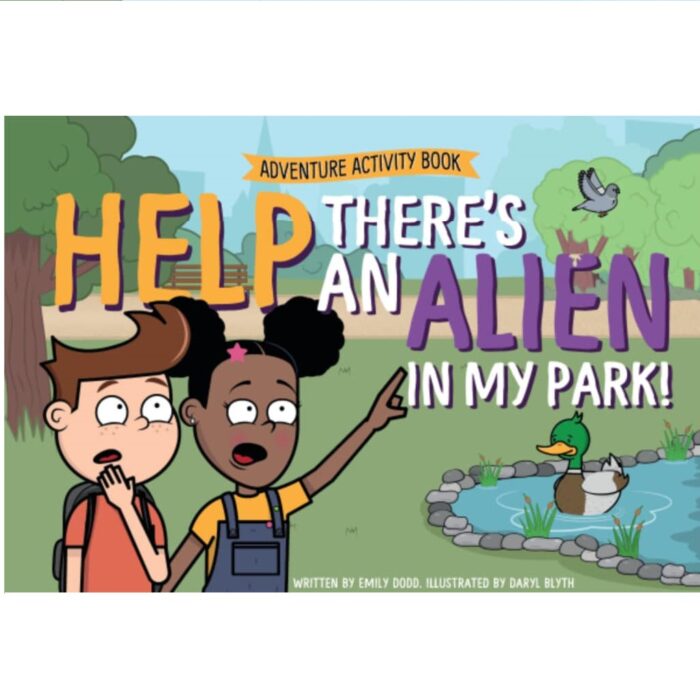 Help, there's an alien in my park! The SAW Trust's first-ever activity adventure book.