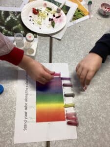 Natural pigments at Tacolneston Primary school