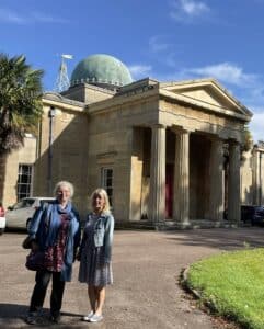 Dr Jenni Rant pictured with Dr Helen Mason at the Institute of Astronomy in Cambridge